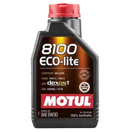 Motul USA MTL108212 8100 Eco-Lite 5w30 Motor Oil - 1 Liter